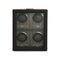 WOLF Axis Black Powder Coat Metal Plated 4 Piece Watch Winder 469503