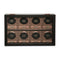 WOLF Axis Copper Metal Plated 8 Piece Watch Winder 469716
