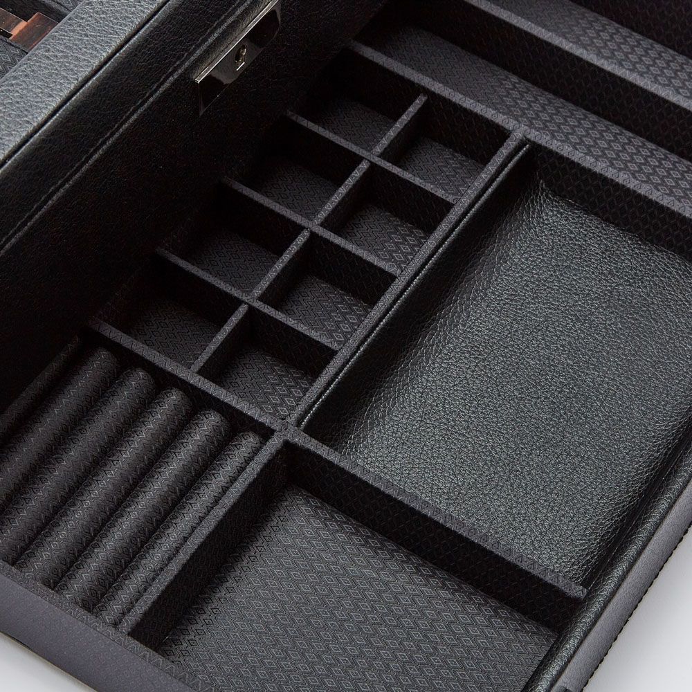 WOLF Roadster 10 Piece Watch Box With Drawer 477656