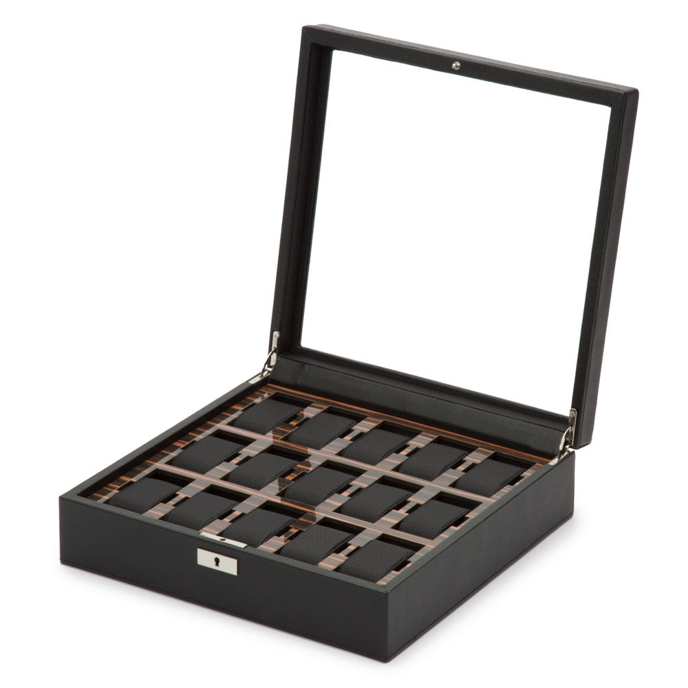 WOLF Roadster 15 Piece Watch Box 477756
