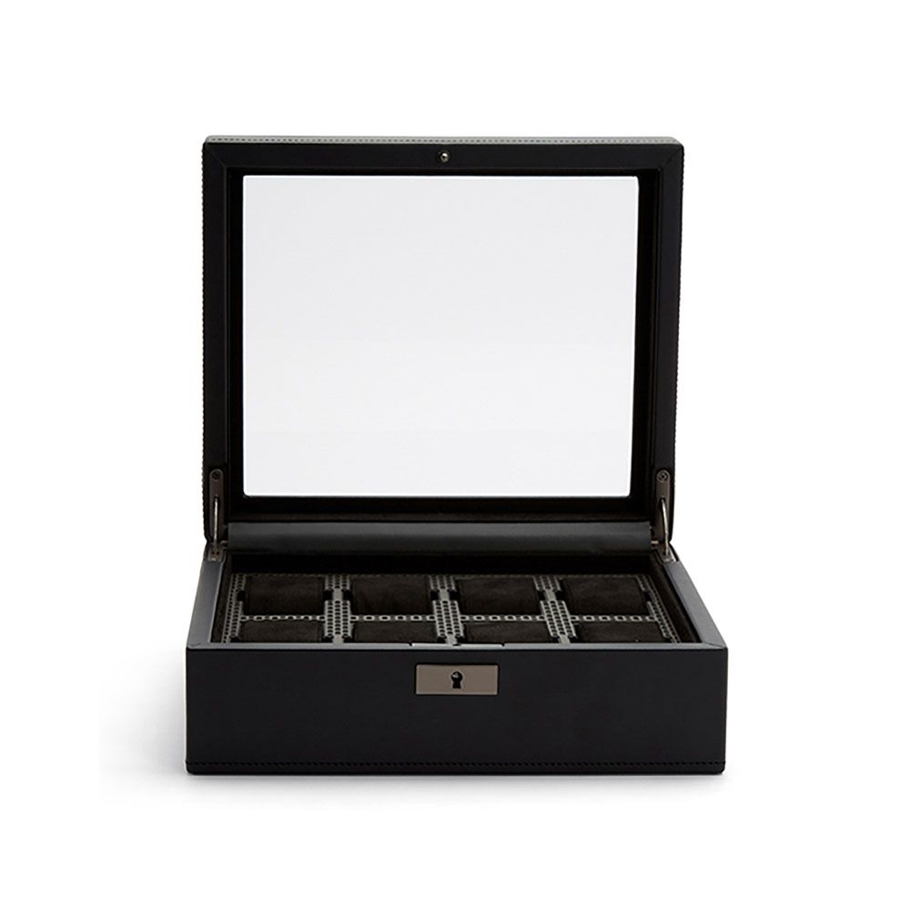 WOLF Axis 8 Piece Powder Coat Watch Box 488003