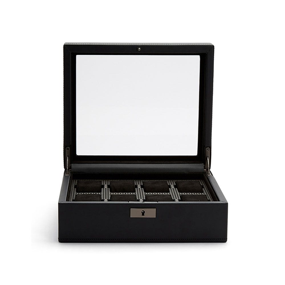 WOLF Axis 8 Piece Powder Coat Watch Box 488003