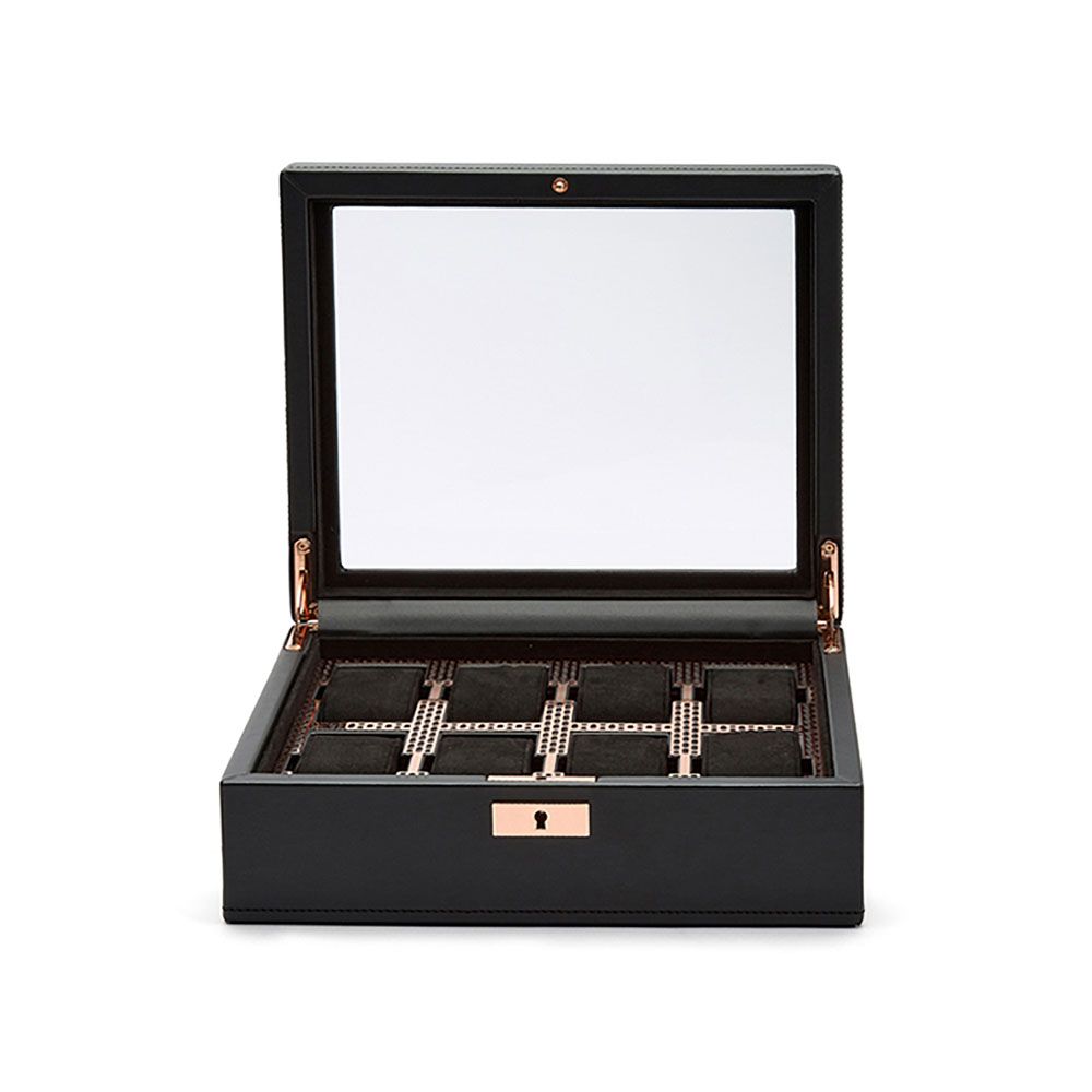 WOLF Axis 8 Piece Copper Watch Box 488016