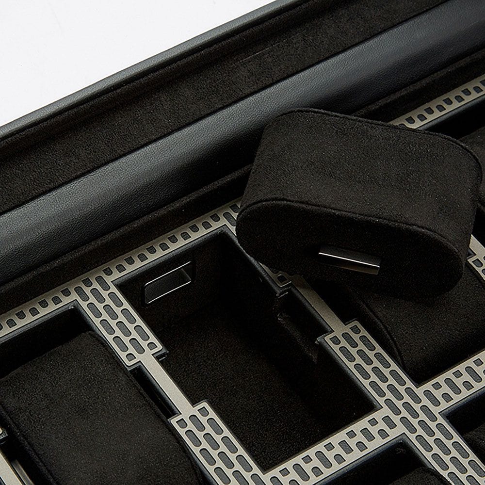 WOLF Axis 10 Piece Powder Coat Watch Box 488103