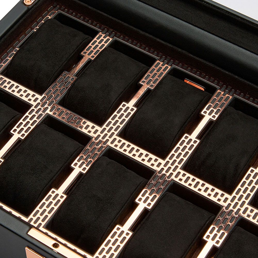 WOLF Axis 10 Piece Copper Watch Box 488116