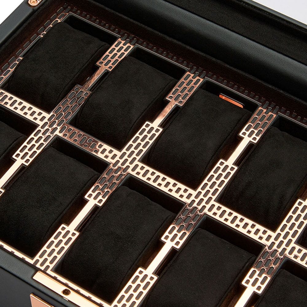 WOLF Axis 10 Piece Copper Watch Box 488116