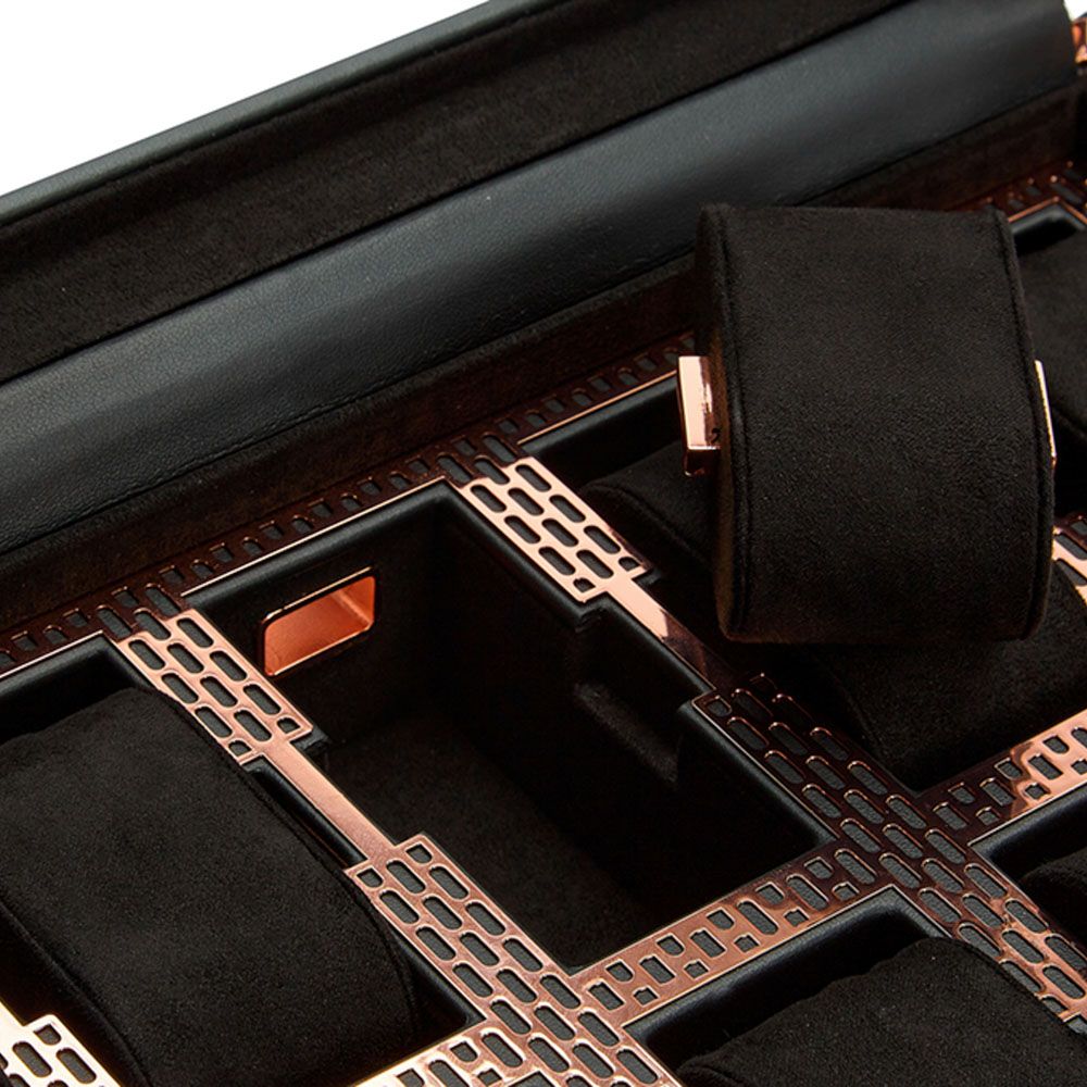 WOLF Axis 10 Piece Copper Watch Box 488116