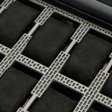 WOLF Axis 10 Piece Powder Coat Watch Box With Drawer 488203