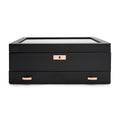 WOLF Axis 10 Piece Copper Watch Box With Drawer 488216
