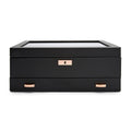 WOLF Axis 10 Piece Copper Watch Box With Drawer 488216