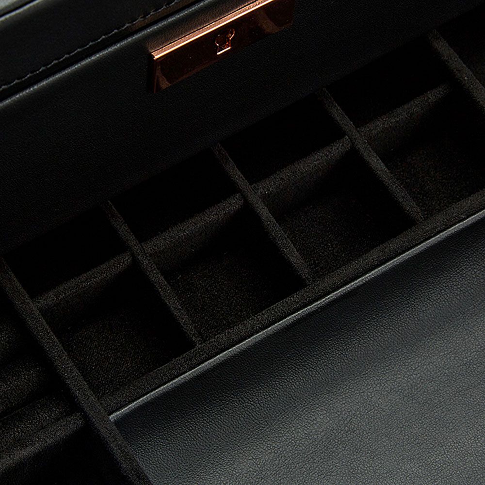 WOLF Axis 10 Piece Copper Watch Box With Drawer 488216
