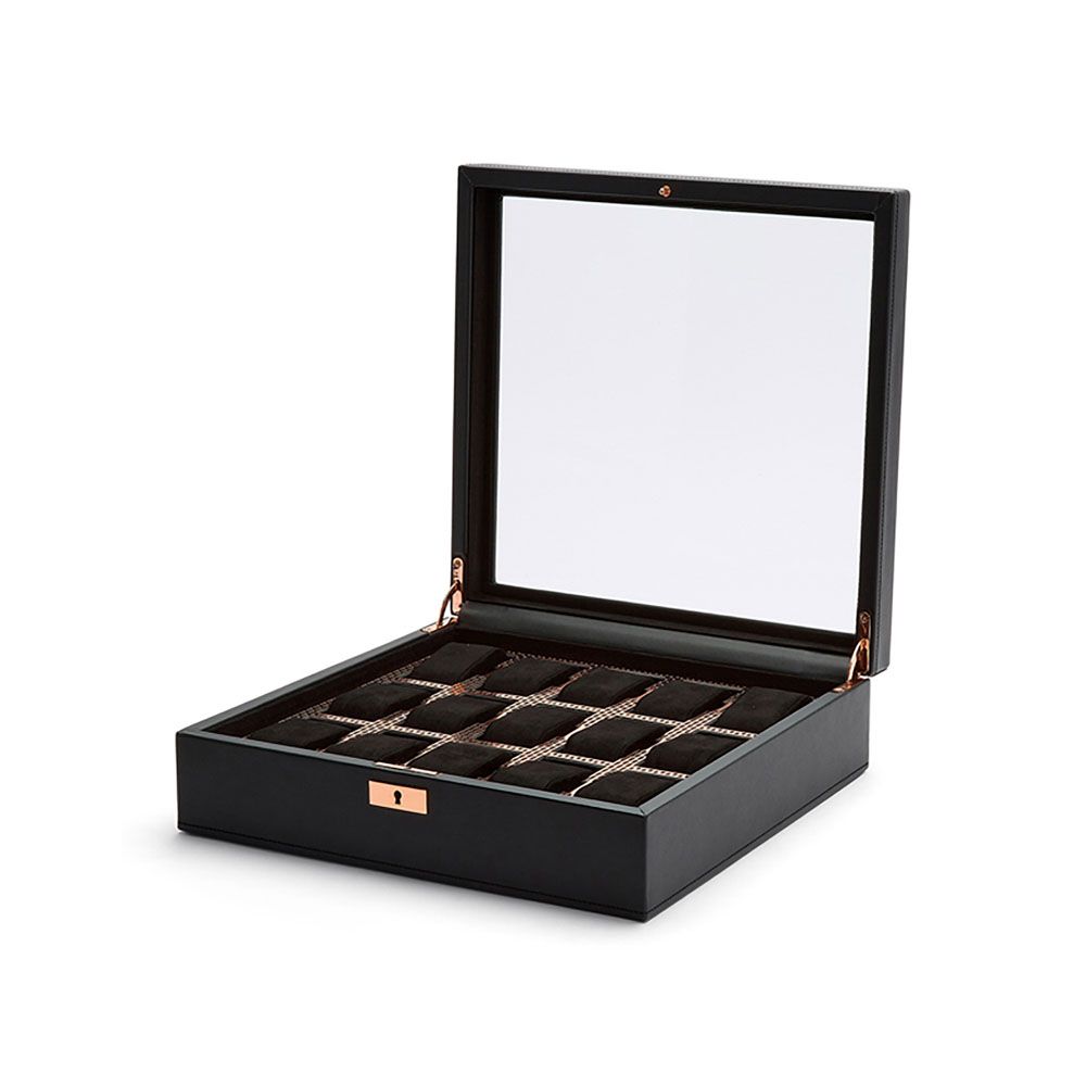 WOLF Axis 15 Piece Copper Watch Box 488316
