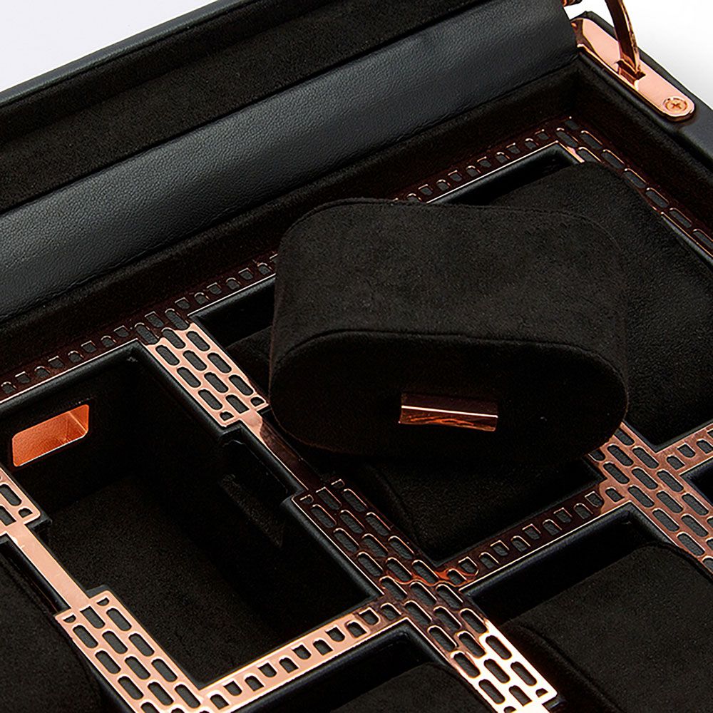 WOLF Axis 15 Piece Copper Watch Box 488316