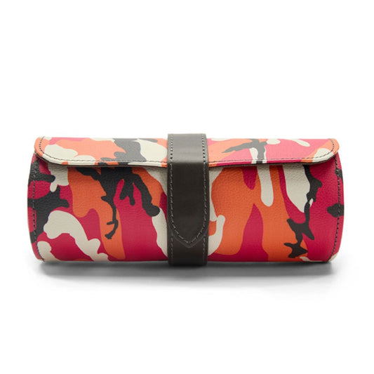 WOLF Elements Triple Watch Roll With Jewelry Capsule Fire 665272