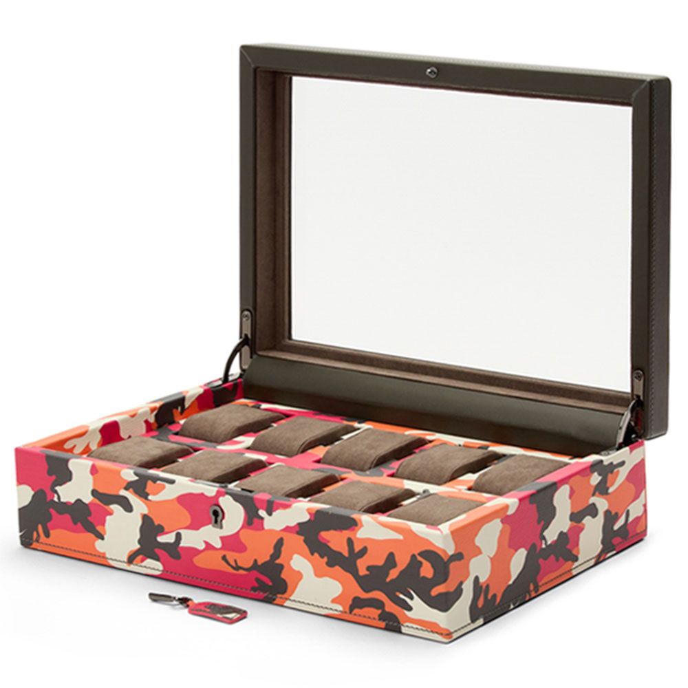 WOLF Elements 10 Piece Watch Box Fire 665472