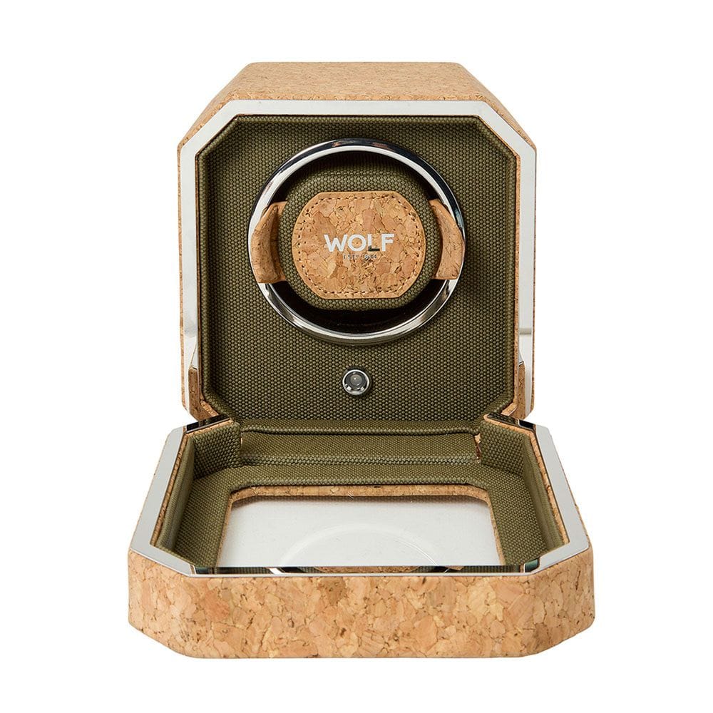 WOLF Cortica Single Watch Winder Cork 668161