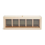 WOLF Analog/Shift Flatiron II 5 Piece Watch Box 710211