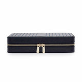 WOLF Maria Large Jewelry Zip Case Navy 766117