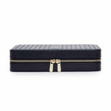 WOLF Maria Large Jewelry Zip Case Navy 766117