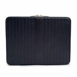 WOLF Maria Large Jewelry Zip Case Navy 766117