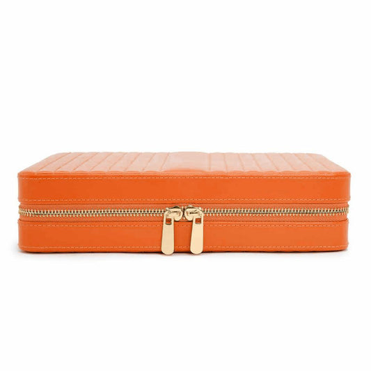 WOLF Maria Large Jewelry Zip Case Tangerine 766139