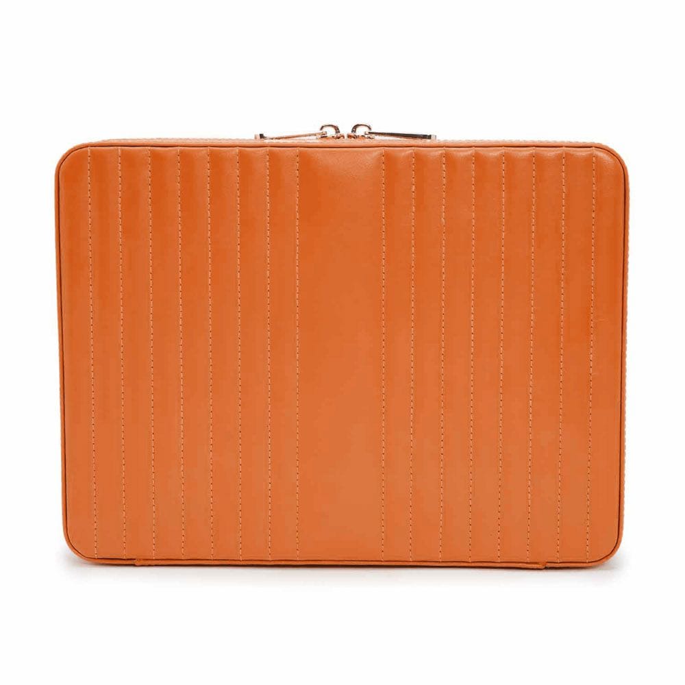 WOLF Maria Large Jewelry Zip Case Tangerine 766139
