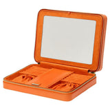 WOLF Maria Large Jewelry Zip Case Tangerine 766139