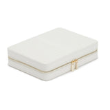 WOLF Maria Large Jewelry Zip Case White 766153