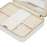 WOLF Maria Large Jewelry Zip Case White 766153