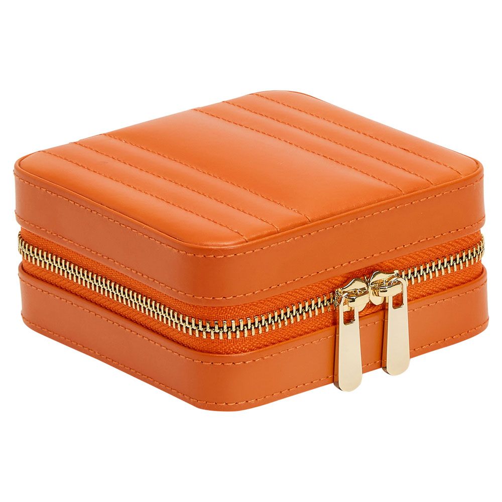 WOLF Maria Small Jewelry Zip Case Tangerine 766239