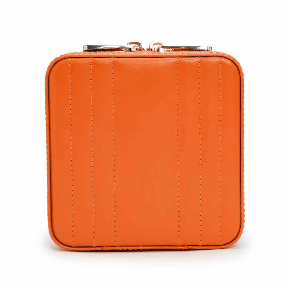 WOLF Maria Small Jewelry Zip Case Tangerine 766239