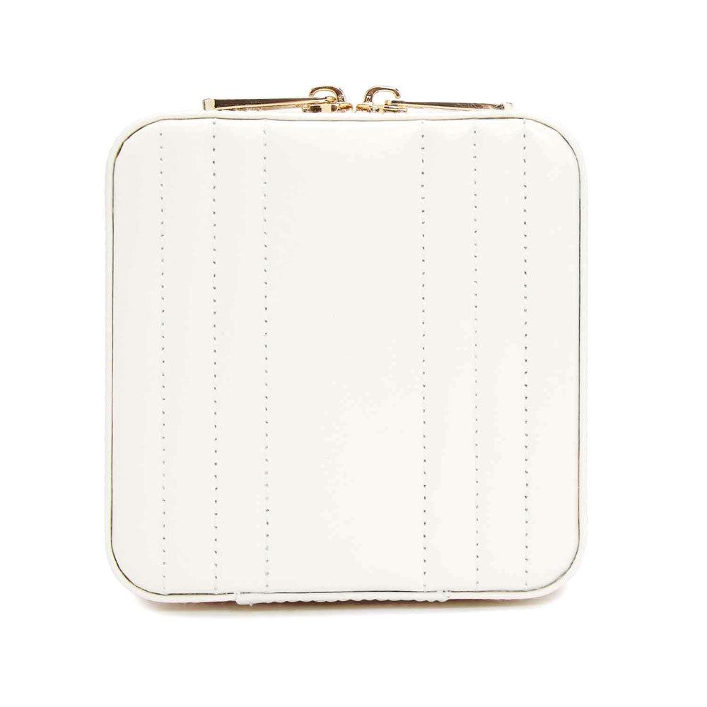 WOLF Maria Small Jewelry Zip Case White 766253