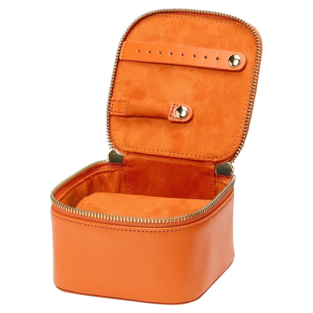 WOLF Maria Zip Jewelry Cube Tangerine 766539