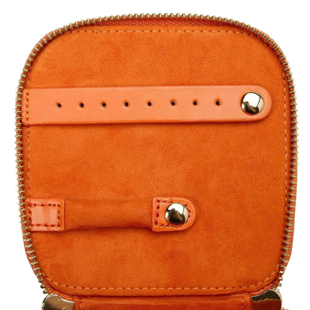 WOLF Maria Zip Jewelry Cube Tangerine 766539
