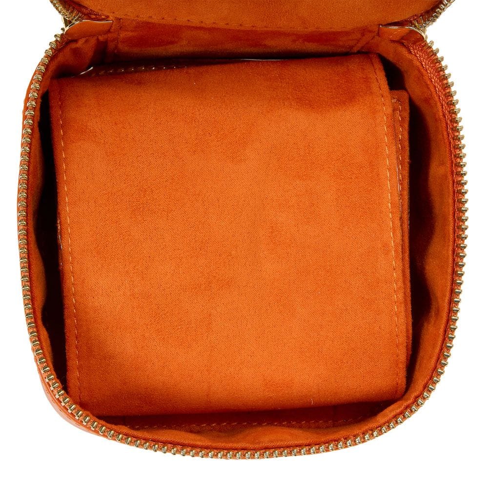 WOLF Maria Zip Jewelry Cube Tangerine 766539