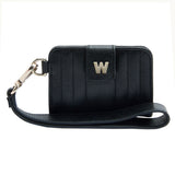WOLF Mimi Credit Card Holder with Wristlet Black 768202