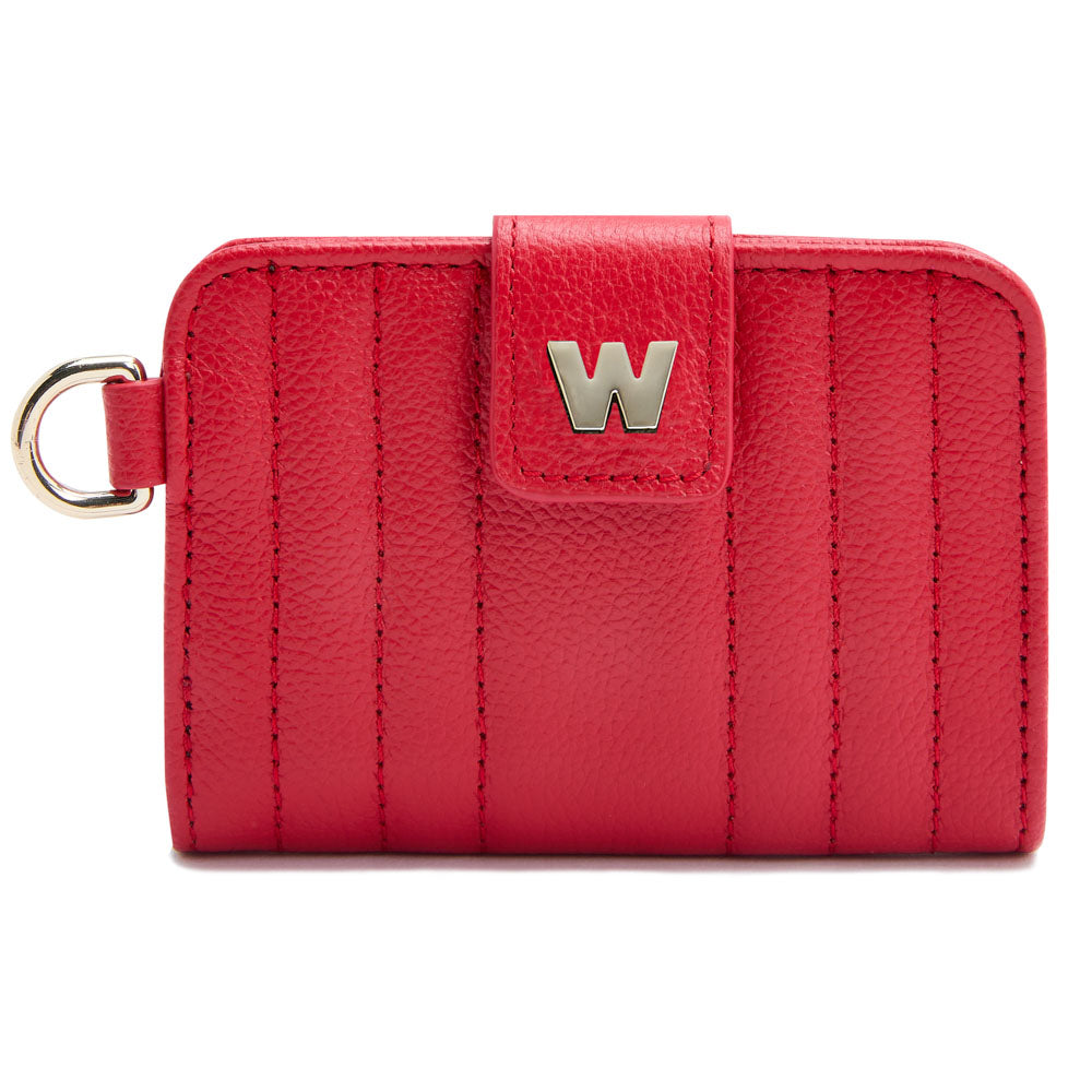 WOLF Mimi Credit Card Holder with Wristlet Red 768272