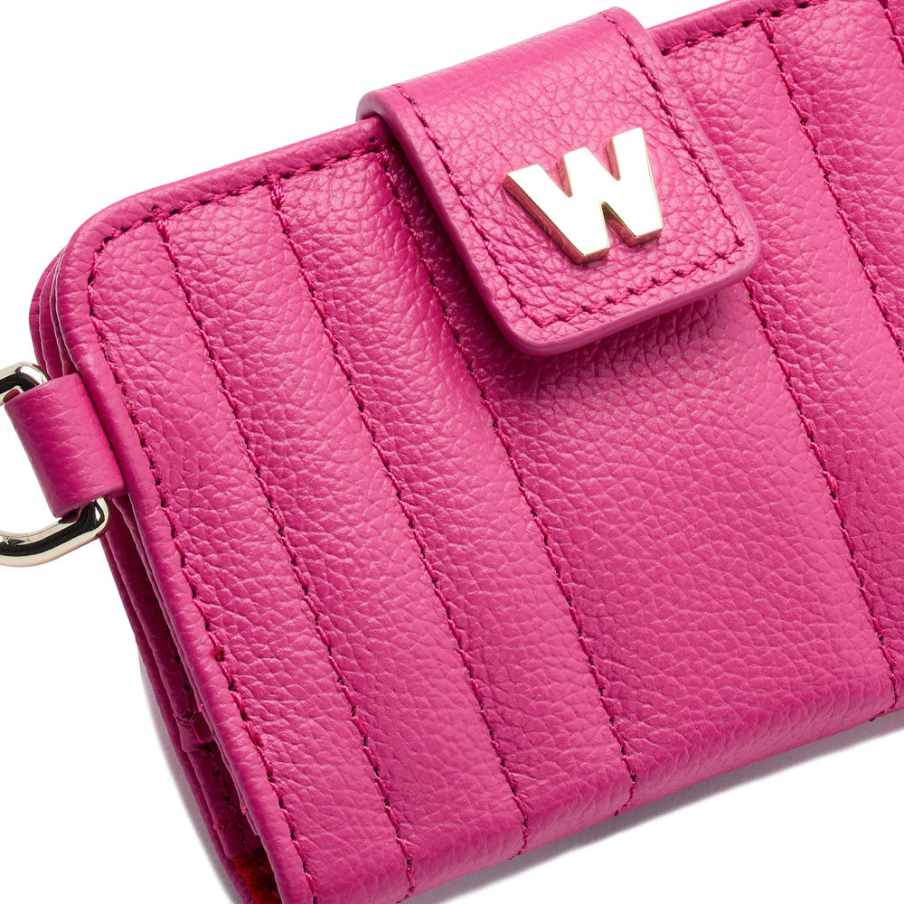 WOLF Mimi Credit Card Holder with Wristlet Pink 768290