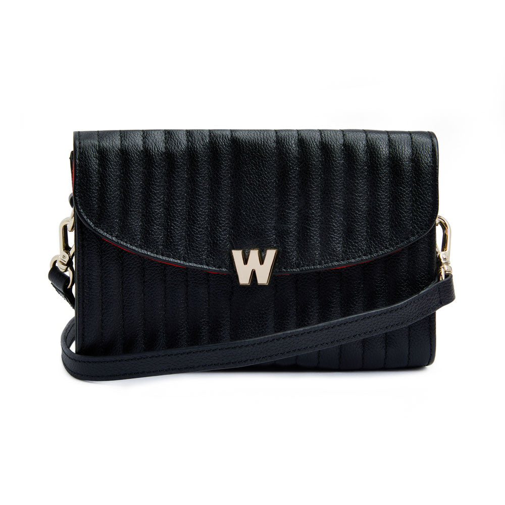 WOLF Mimi Crossbody Bag with Wristlet Black 768302