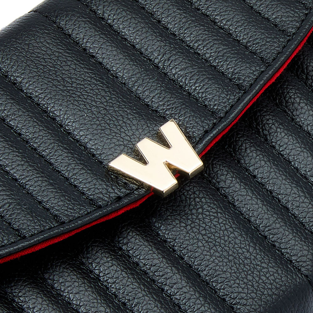 WOLF Mimi Crossbody Bag with Wristlet Black 768302