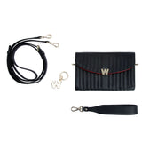 WOLF Mimi Crossbody Bag with Wristlet Black 768302