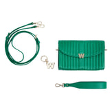 WOLF Mimi Crossbody Bag with Wristlet Forest Green 768312