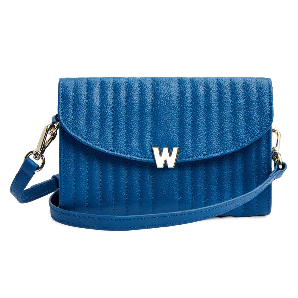 WOLF Mimi Crossbody Bag with Wristlet Marine 768324