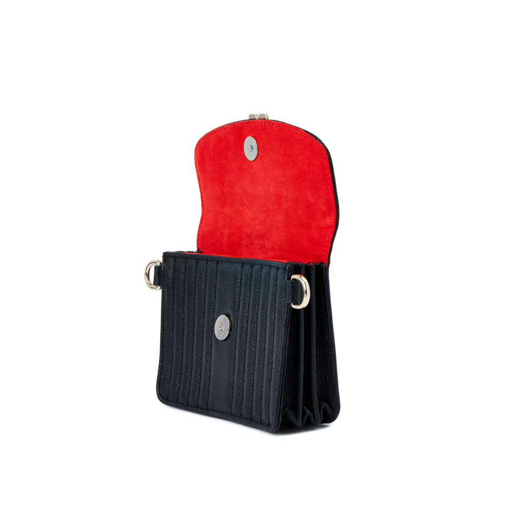 WOLF Mimi Mini Bag with Wristlet & Lanyard Black 768402
