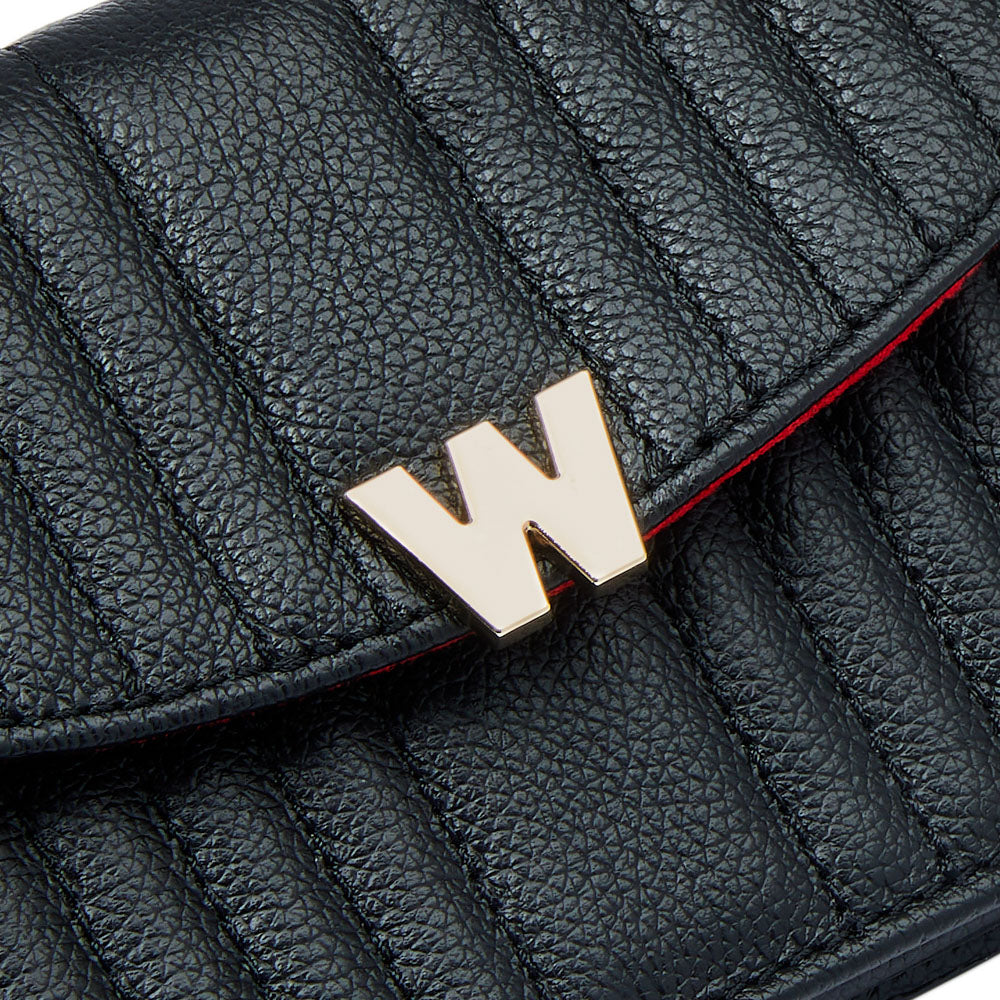 WOLF Mimi Mini Bag with Wristlet & Lanyard Black 768402