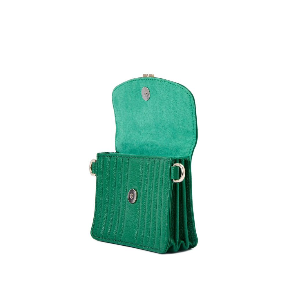 WOLF Mimi Mini Bag with Wristlet & Lanyard Forest Green 768412