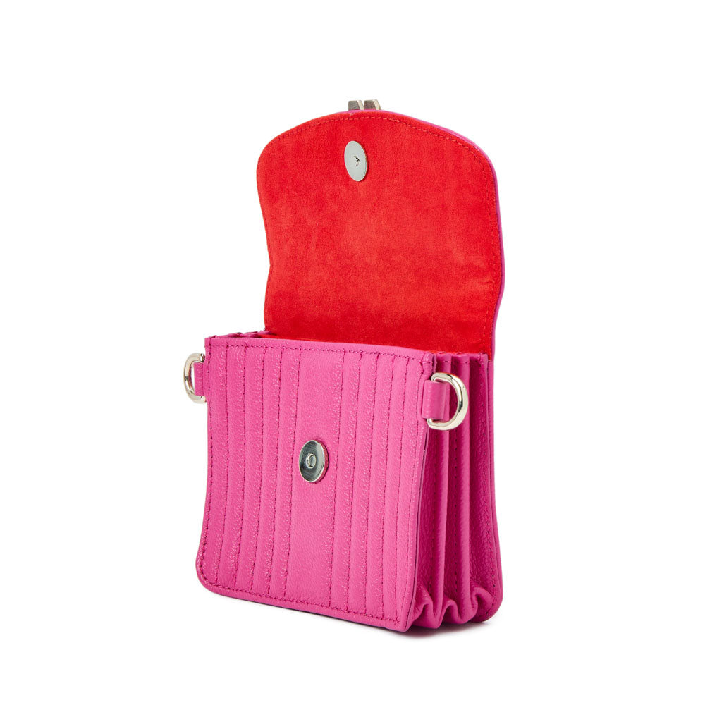 WOLF Mimi Mini Bag with Wristlet & Lanyard Pink 768490