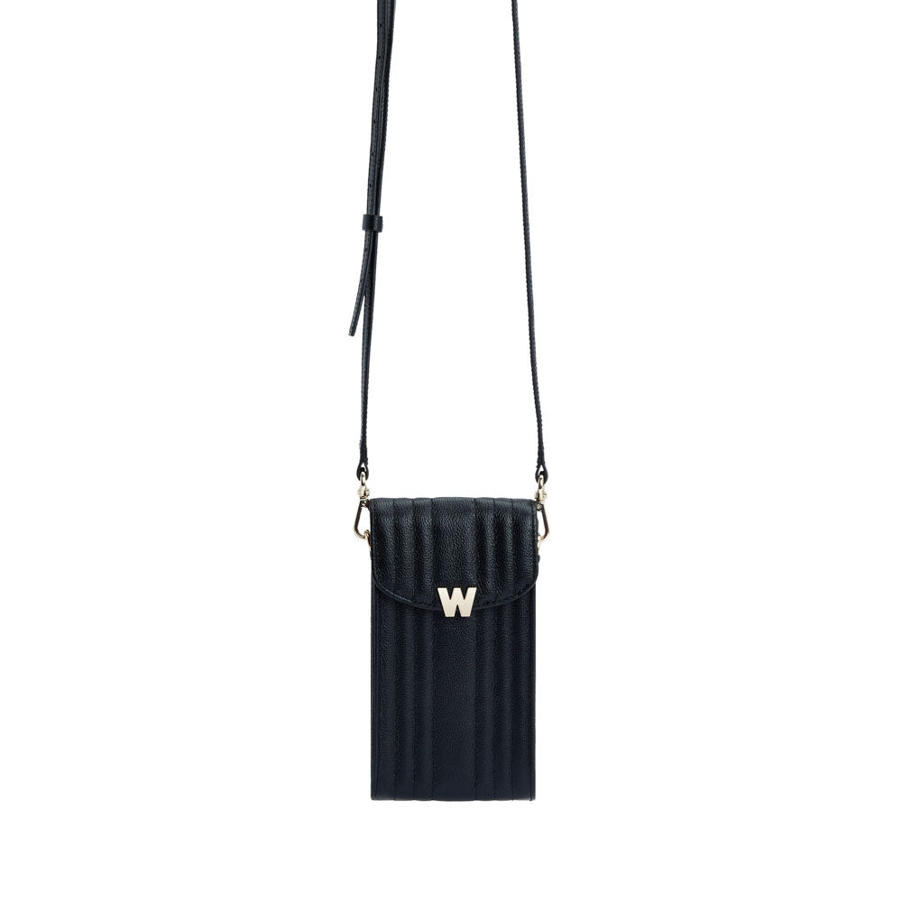 WOLF Mimi Phone Case with Wristlet & Lanyard Black 768502