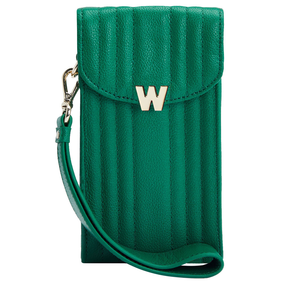 WOLF Mimi Phone Case with Wristlet & Lanyard Forest Green 768512
