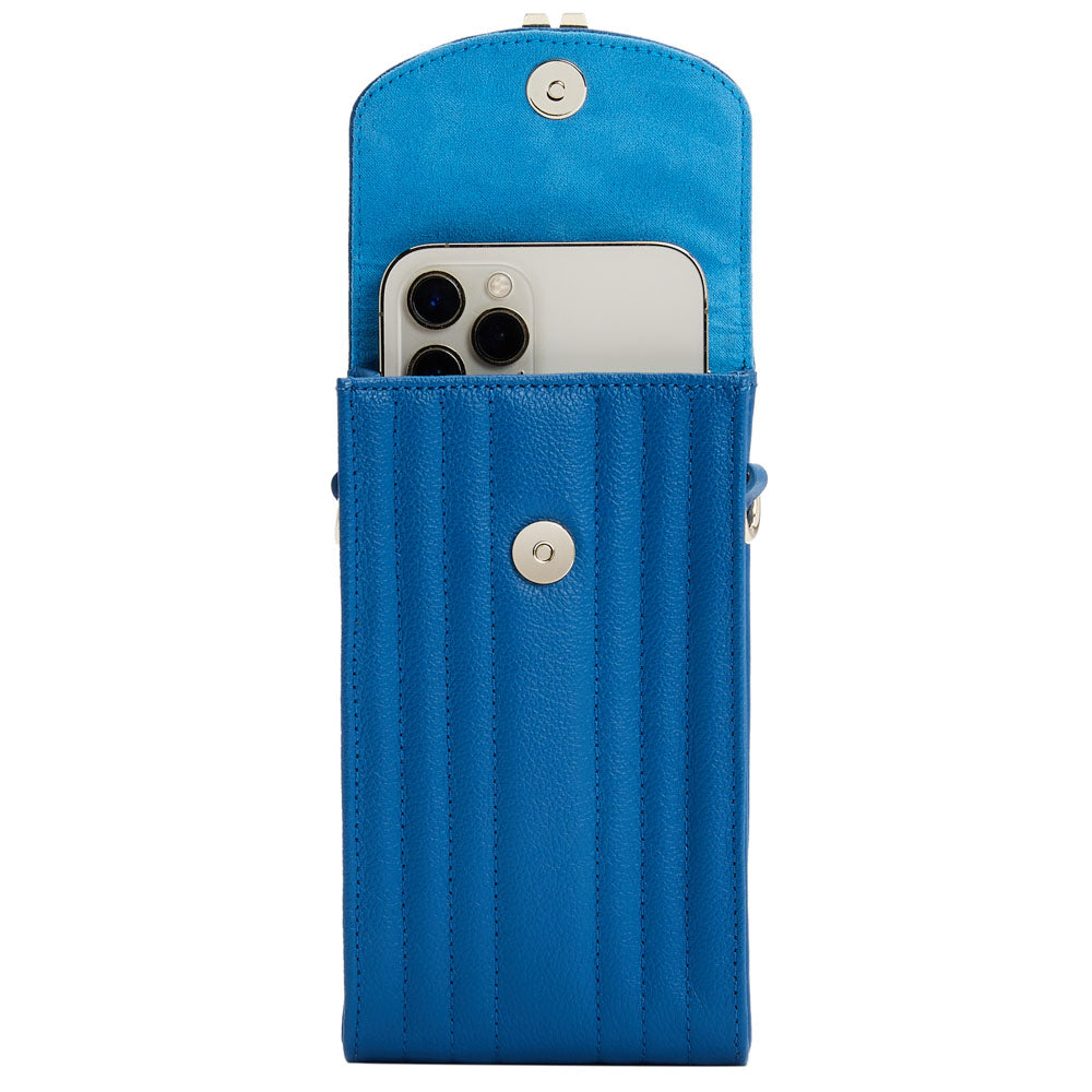 WOLF Mimi Phone Case with Wristlet & Lanyard Marine 768524